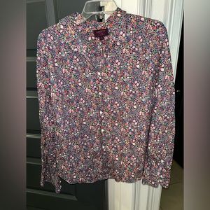 J Crew Liberty of London blouse